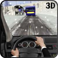 Off Road Snow Hill Bus Driver