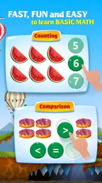 Math games for kids: 1-2 grade Screen Shot 1