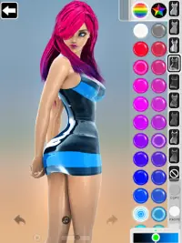 DressDolls 3D Color Adult Girl to Dress Up & Style Screen Shot 11
