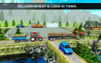 Traktor Pertanian Kargo - Simulator Transportasi Screen Shot 1