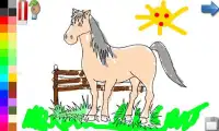 Coloring Book: Horses! FREE Screen Shot 2