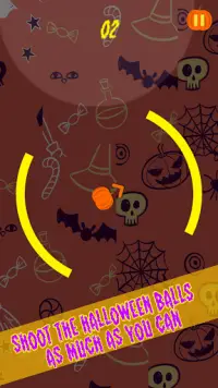 Halloween Pumpkin Endless Shoot Pumpkin Game Screen Shot 0