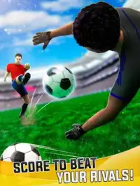 Futebol Penalidade: Marcar Gols Jogador vs Goleiro Screen Shot 5