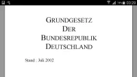 Deutsches Grundgesetz Arabisch Screen Shot 2