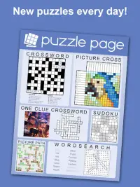 Puzzle Page - Crossword, Sudoku, Picross and more Screen Shot 0