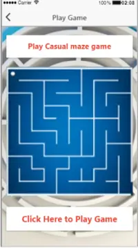 Casual maze game Screen Shot 0