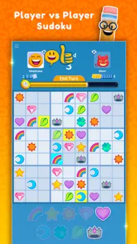 Sudoku Scramble - Head to Head Puzzle Game Screen Shot 1