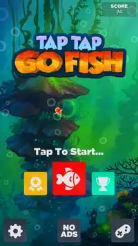 Tap Tap! Go Fish: Touch to turn Casual Arcade Game Screen Shot 0