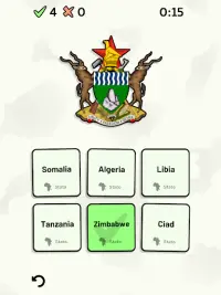 Stati dell'Africa -Quiz: Mappe, Capitali, Bandiere Screen Shot 11