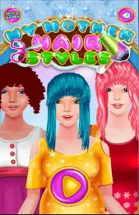 Mãe meninas jogos de cabelo Screen Shot 0