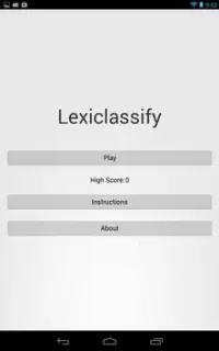 Lexiclassify: Parts of Speech Screen Shot 0