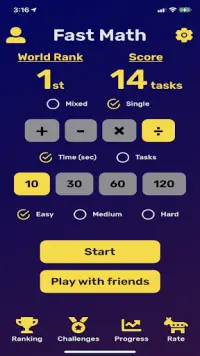 Speed Math - Human Calculator Screen Shot 4