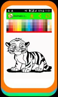 animais para colorir-gato para colorir Screen Shot 15