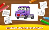 Мальчики раскраска: Автомобили Screen Shot 9