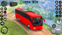Offroad Coach Bus Driving Game Screen Shot 2