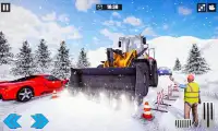 Real Snow Blower Truck Excavator Plow Games Screen Shot 1