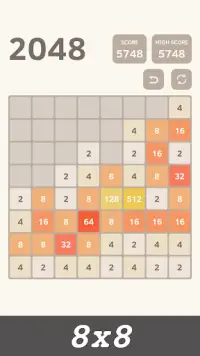 2048 Number Puzzle Game Screen Shot 5
