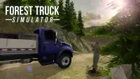 Ciężarówka Las gier Screen Shot 0