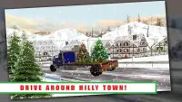 camiones transporte Navidad Screen Shot 0