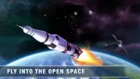 Rocket Simulator Flight 3D: Earth spaceship Screen Shot 1