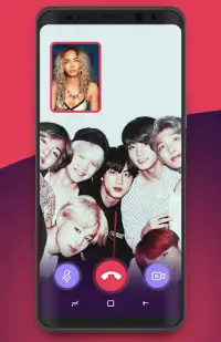 Bts Fake Call - Bts video call Prank Screen Shot 2