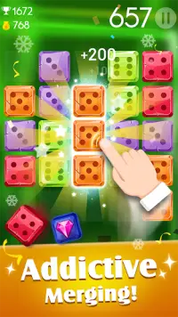 Jewel Games: Dice Merge Puzzle Screen Shot 0