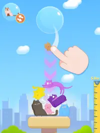 Cat Stack - Cute and Perfect Tower Builder Game! Screen Shot 13
