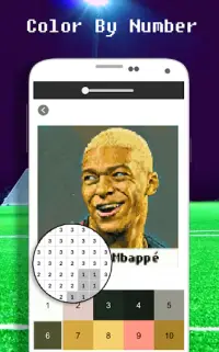 Football Player Coloring By Number - Pixel Screen Shot 1