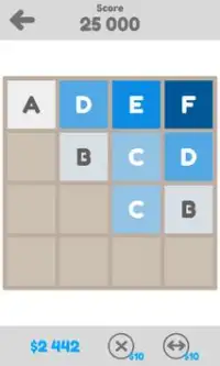 Letters 2048: Amazing Alphabet Screen Shot 0