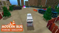 Simulador moderno del estacionamiento del autobús Screen Shot 1