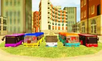 Luxury City Coach Bus Driving Simulator Game 3D Screen Shot 2