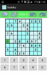 Sudoku. Screen Shot 1