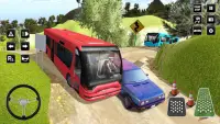 未舗装道路 バス シミュレータ 2019年： 3D コーチ ドライバ ゲーム Screen Shot 1
