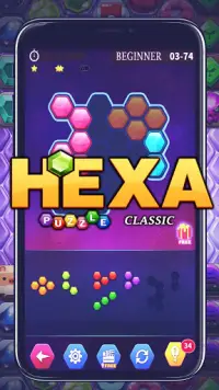 Hexa Puzzle Classic Screen Shot 1