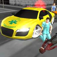 Louco ambulância motorista 3D
