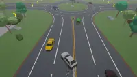 Polygon Drift: Endless Traffic Racing Screen Shot 2