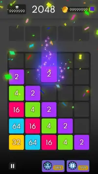 NumDrop: Fun & Free 2048 Block Number Puzzle Games Screen Shot 1