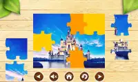 Castle Jigsaw Puzzles Brain Games for Kids FREE Screen Shot 9