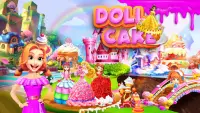 Fashion Doll- Girls Cake Games Screen Shot 0