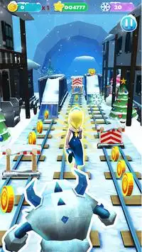Snow Princess Subway Surf: Rush Run In Frozen Rail Screen Shot 0