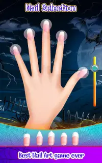 Halloween Nails Saloon - Polish & Color by Number Screen Shot 1