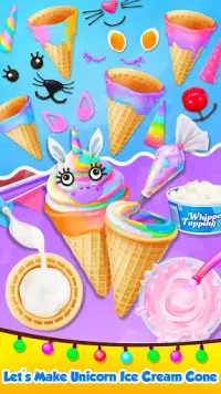 Unicorn Ice Cream Maker - Frozen Sweet Desserts Screen Shot 4