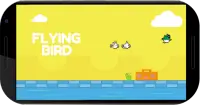 Flying Green Bird Adventure Screen Shot 0