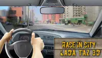 Race In City LADA TAZ 3D Screen Shot 2
