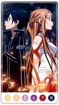 Sword Art Online Coloring Book Screen Shot 3