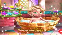 Baby Bath Care - Baby Caring Bath And Dress Up Screen Shot 1