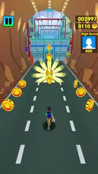 super Subway : Train Surf run fun 3D Screen Shot 0