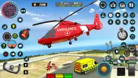 heli ambulance simulator spel Screen Shot 1