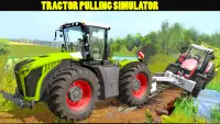 traktor tarik auto berkebun bertugas permainan Screen Shot 1