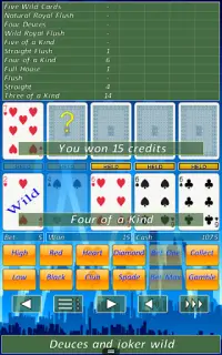 Video Poker Slot Machine. Screen Shot 8
